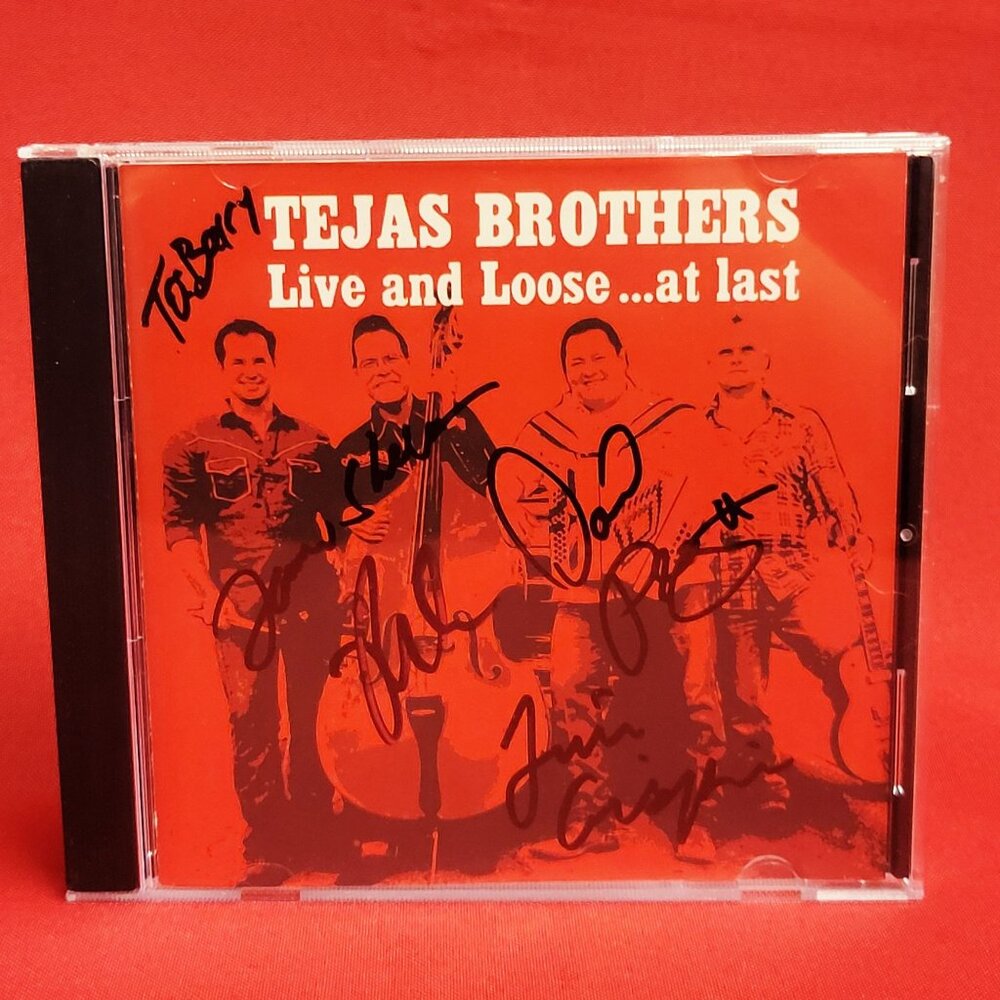 Tejas Brothers Live and Loose at Last CD 2014 Signed